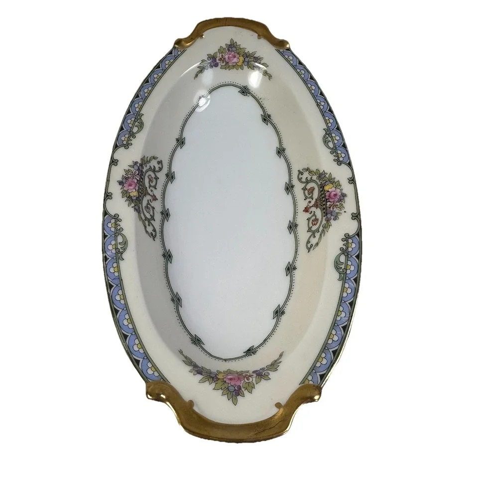 Vintage Noritake Favorita‎ Relish Dish Oval Bowl  8.5